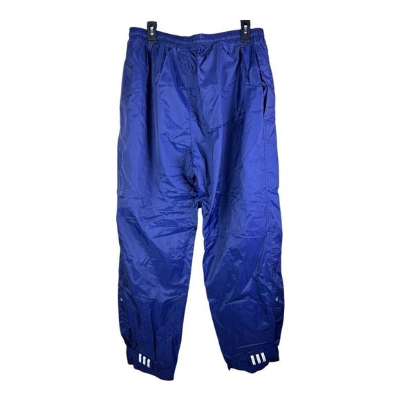 Vintage Adidas Pants Mens Xl Navy Blue Y2k Baggy Windbreaker Mesh Lined 2001 - Picture 6 of 15